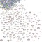 6500pcs+ Flatback Glass Hotfix Iron On Rhinestones Crystal for DIY Making with 1 Tweezer & 1 Picking Pen for Shoes, Clothes, Face Art, Bags, Manicure (Crystal AB, 6-Sizes)
